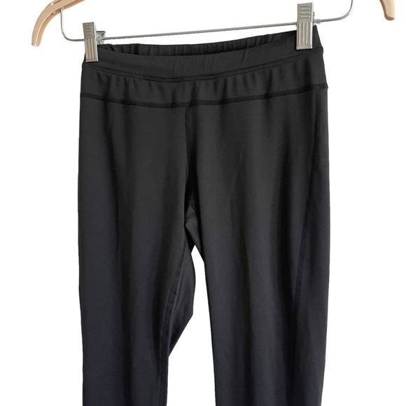 Title Nine Black Cropped Leggings w/ Reflective Starburst Designs, Size XS - Picture 3 of 8